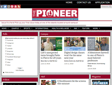 Tablet Screenshot of piercepioneernews.com